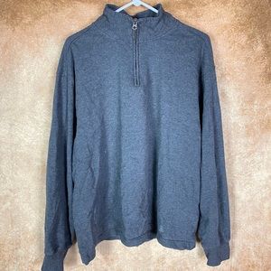SONOMA dark gray quarter zip
